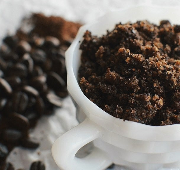 homemade coffee scrub
