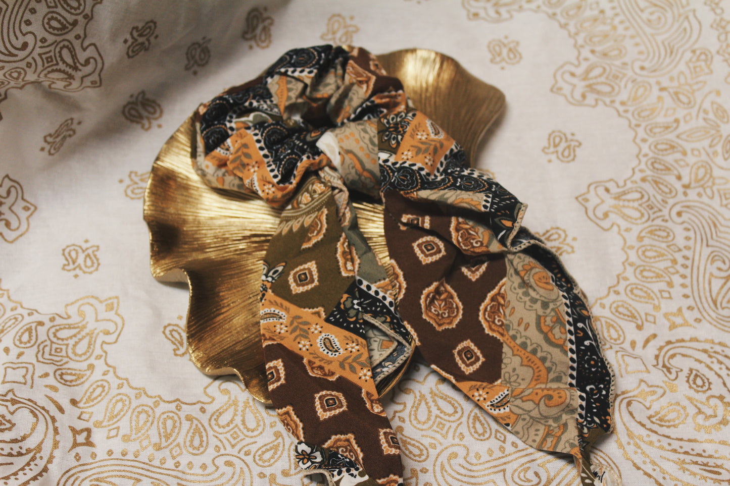 boho cotton ponytail